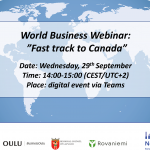 World business webinar: Fast track to Canada
