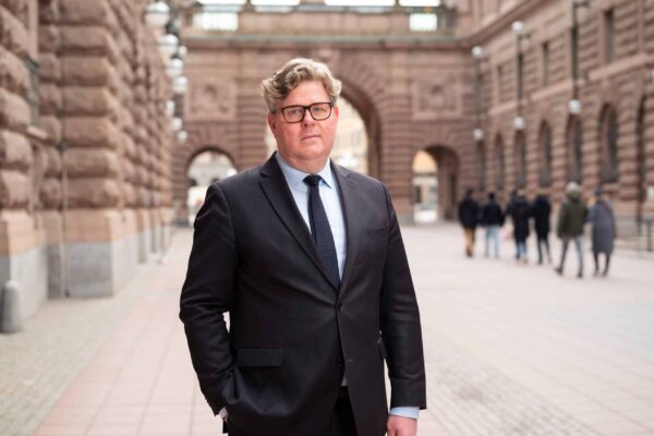 Frukostsamtal med justitieminister Gunnar Strömmer